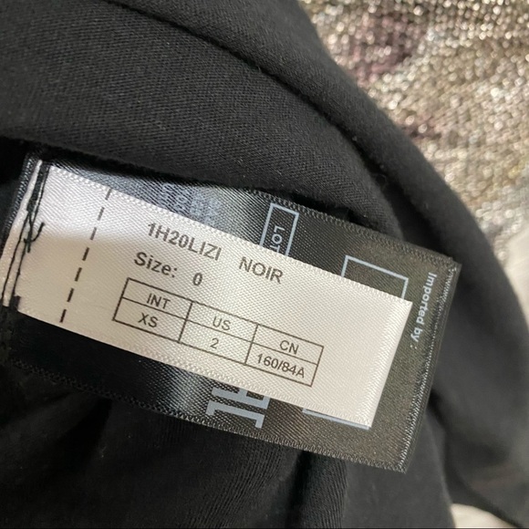 Ba&sh |  Lizie Ruched Metallic Mini Dress Size XS NEW - Picture 10 of 15